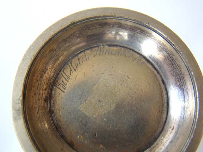 A collection of four antique English pewter tavern measures circa 1840-1880 — image 4